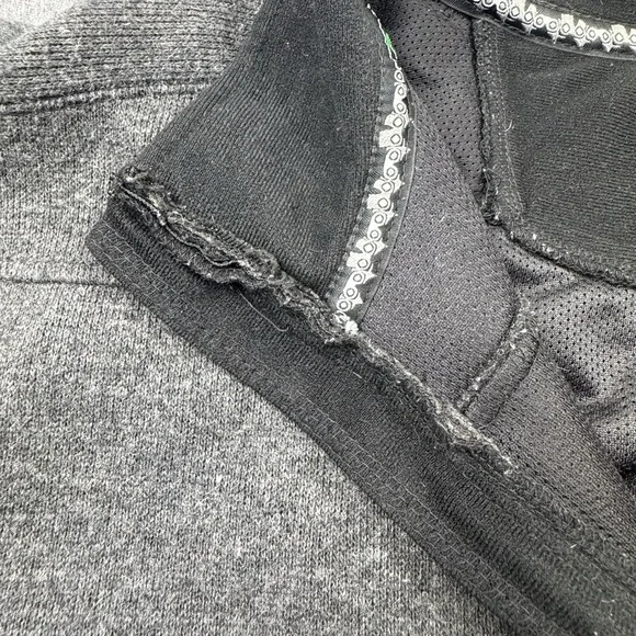 Arbor Wear 1/4 Zip Long Sleeve Pullover Fleece Sweater Men's 2XL Gray Wool Blend